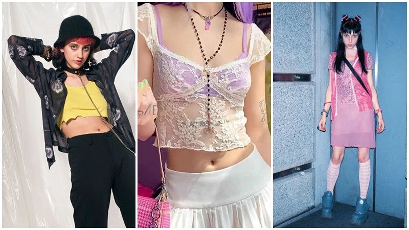 y2k translucent clothing