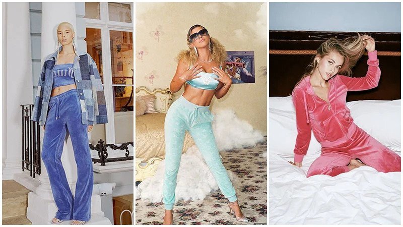 y2k velour tracksuits