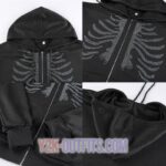 Y2K Rhinestone Skeleton Hoodie