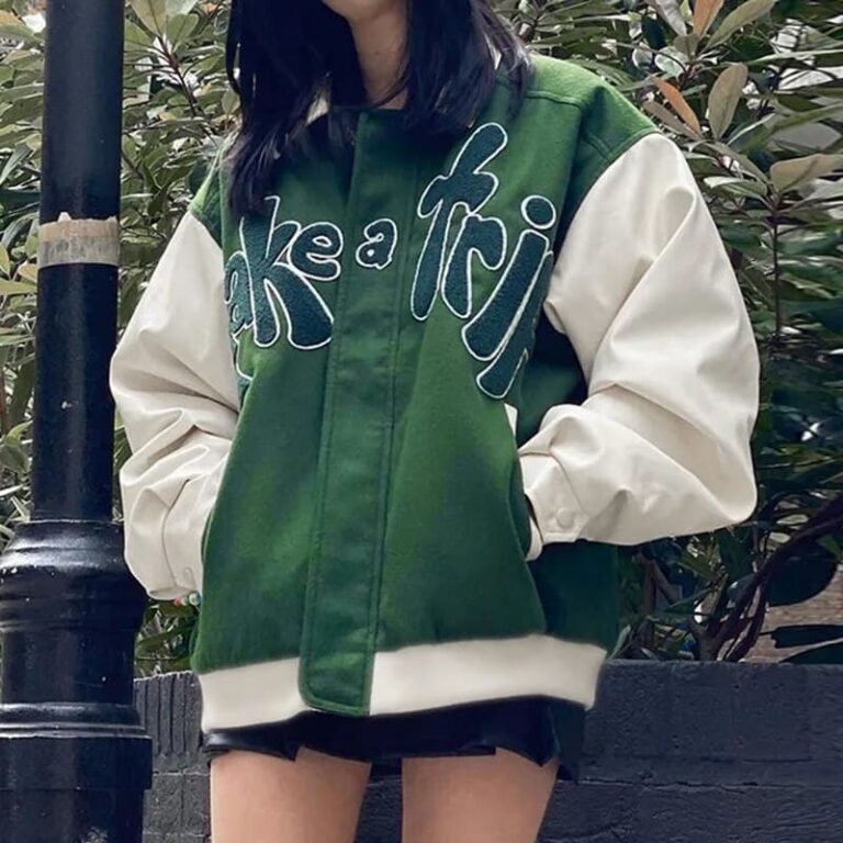 Green Y2K Jacket | Y2K Outfits Store