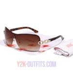 Y2K Rimless Shield Sunglasses