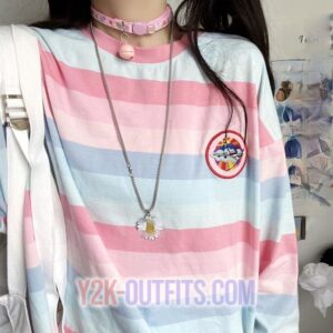 Aesthetic Pastel Oversized Top