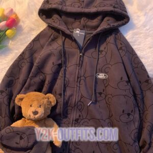 Bears Zip Up Hoodie