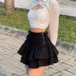 Black High Waist Skirt