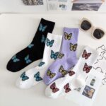 Y2K Butterfly Socks