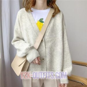 Y2K Cardigan Sweater
