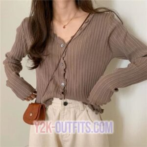 Korean Knitted Cardigan