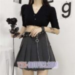 Y2K Black Skirt