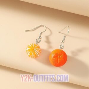 Orange Earrings