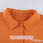 Orange Y2K Jacket
