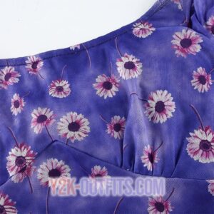 Purple Y2K Dress