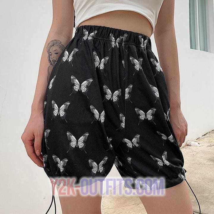 Butterfly Effect High Waisted Shorts
