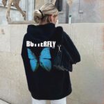 y2k butterfly zip up hoodie