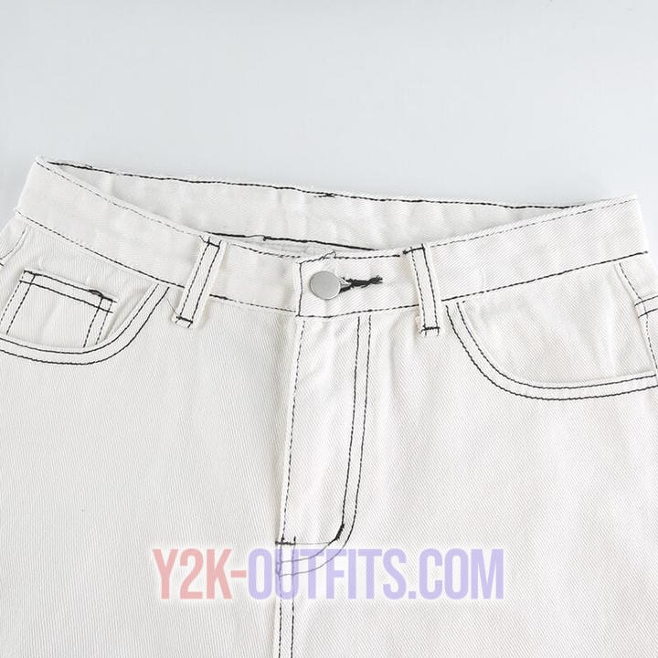 y2k flared jeans