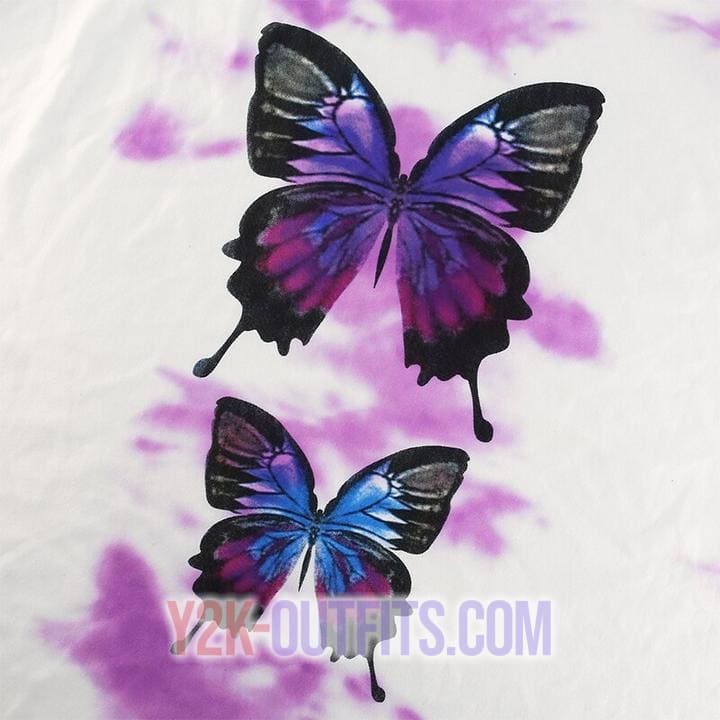 Tie-Dye Butterfly Sweatpants