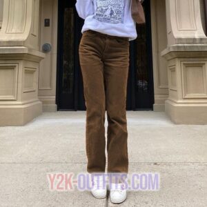 Brown Y2K Pants