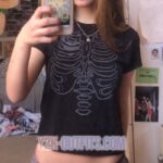 skeleton shirt y2k