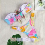 Summer Bright Bandeau Y2K Bikini