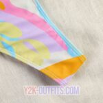 Summer Bright Tie Side Y2K Bikini