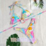 Summer Bright Tie Side Y2K Bikini