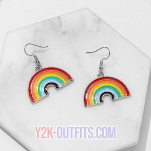 Rainbow Y2K Earrings