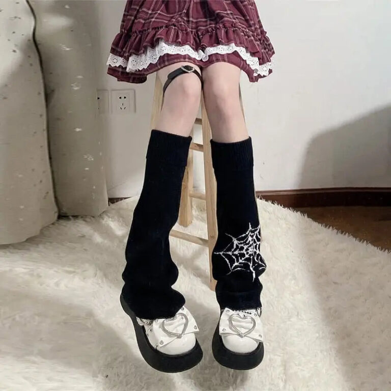 Y2K Gothic Leg Warmers | Y2K Outfits Store