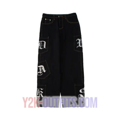 Y2K Black Jeans