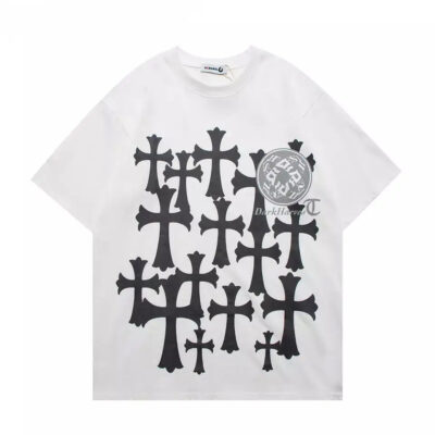 Y2K Men Cross Shirt