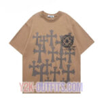 Y2K Men Cross Shirt