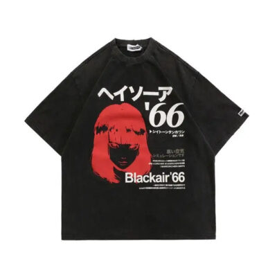 Y2K Men Japanese T-Shirt