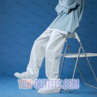 Y2K Mens Aesthetic Jeans
