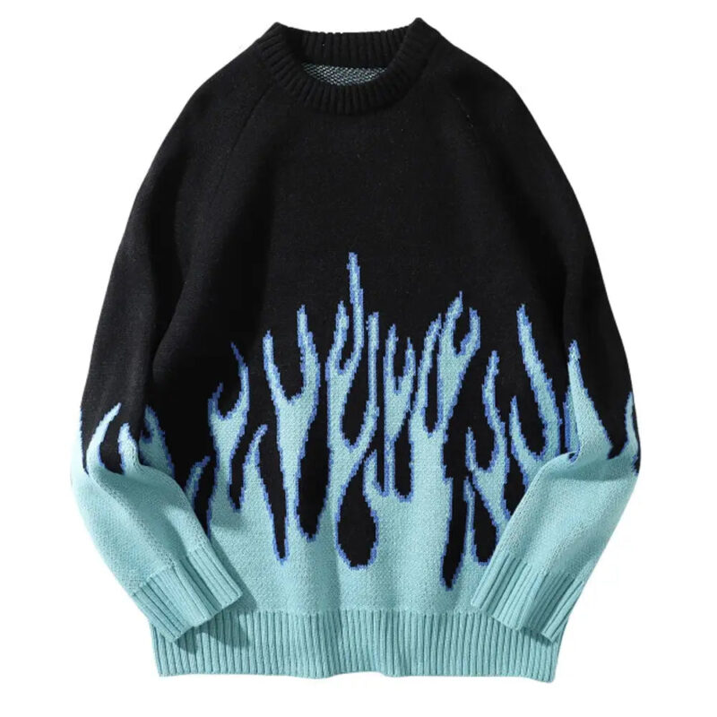 Y2K Men's Flame Sweater