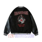 Y2K Mens Leather Jacket