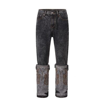 Y2K Mens Western Jeans