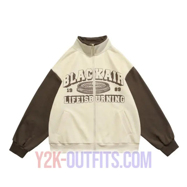 Y2K Men's Zipper Sweatshirt