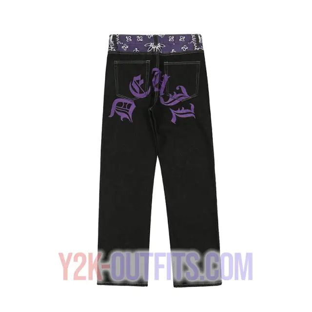 Y2K Purple Jeans