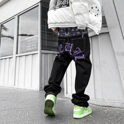 Y2K Purple Jeans