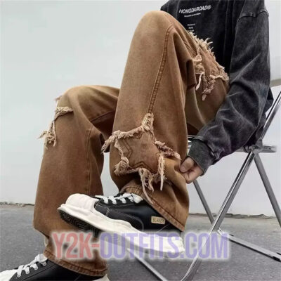 Y2K Star Jeans