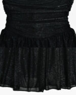 Black Glitter Mini Dress