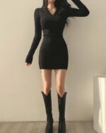 Black Sweater Dress