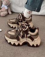 Brown Chunky Sneakers