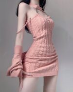 Cable Knit Mini Dress