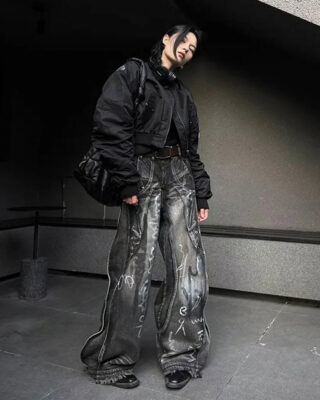 Gothic Baggy Jeans