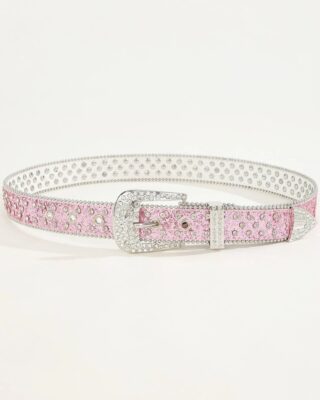 Pink Rhinestone Belt