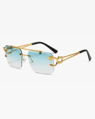 Square Rimless Sunglasses