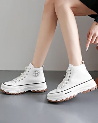White Canvas Shoes