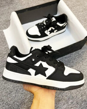 Y2K Black Star Sneakers