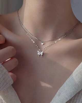 Y2K Butterfly Pendant