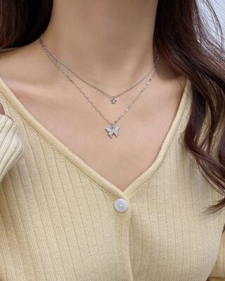 Y2K Butterfly Pendant