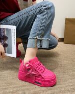 Y2K Pink Platform Sneakers